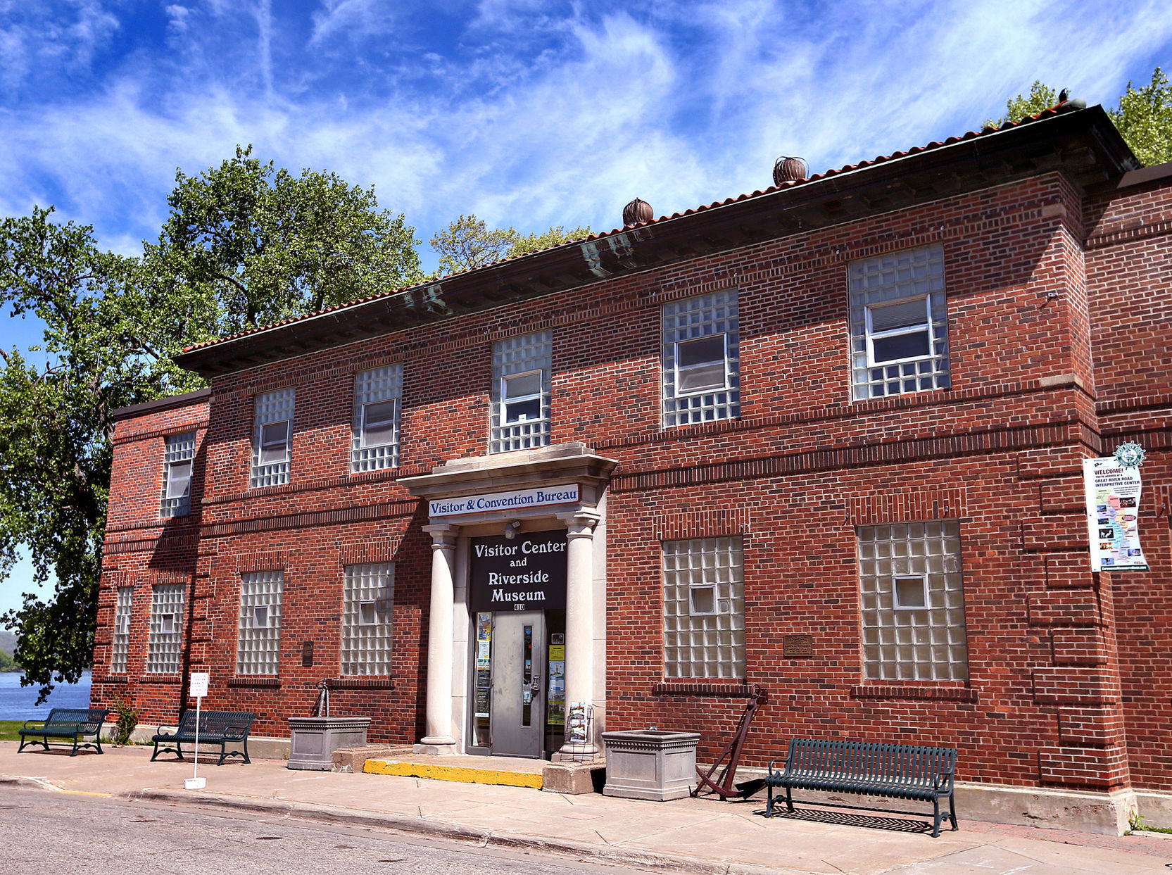 Riverside Park fish hatchery building